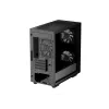PC korpusas DeepCool MATREXX 40 3FS Micro Tower — Micro ATX/Mini-ITX, grūdintas stiklas, 3x140/2x120 ventiliatorių palaikymas, GPU iki 320 mm, 2x3.5 colio + 2x2.5 colio, juodas