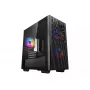 PC korpusas DeepCool MATREXX 40 3FS Micro Tower — Micro ATX/Mini-ITX, grūdintas stiklas, 3x140/2x120 ventiliatorių palaikymas, GPU iki 320 mm, 2x3.5 colio + 2x2.5 colio, juodas