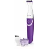 Philips Essential BRT383/15 bikinio zonos trimeris, 3 ilgio pakopos, AA baterija, 120 min. veikimo laikas, baltas/violetinis