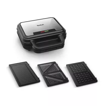 Tefal SW383D10 sumuštinių keptuvė 700 W Juoda, Nerūdijantis plienas
