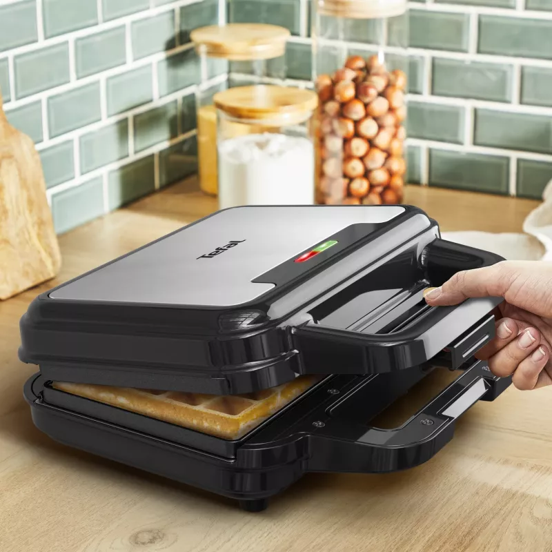 Tefal SW383D10 sumuštinių keptuvė 700 W Juoda, Nerūdijantis plienas