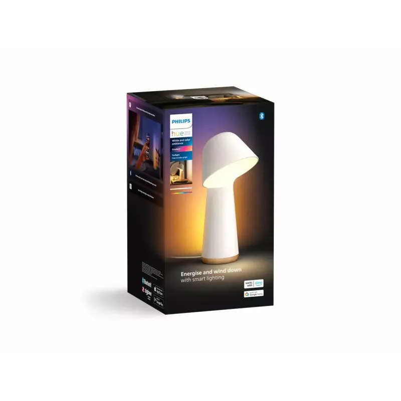 Nakties stalinė lempa Philips Hue Twilight 13,4 W LED balta
