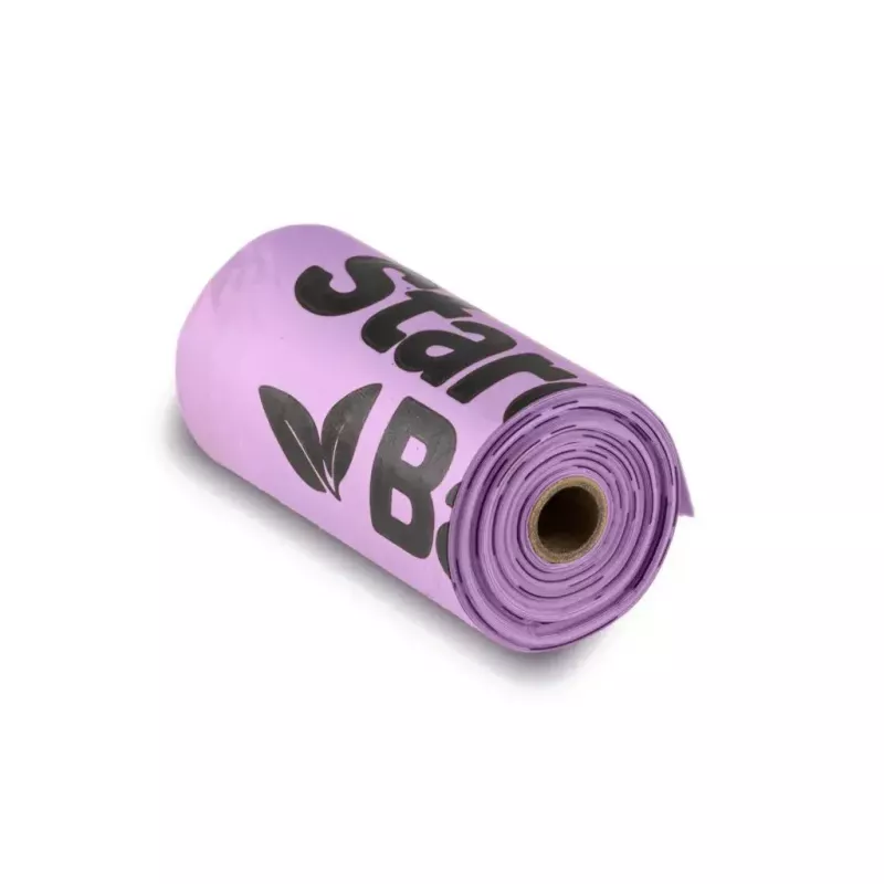 Kompostuojami šunų išmatų maišeliai Starch Bag STARCHBAG BIO alyviniai, augalinės skaidulos, 8 × 15 vnt.