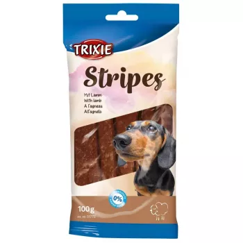 Kramtomas skanėstas šunims Trixie 31772 — ėrienos skonis, 100 g pakelis, 10 vnt., baltymai 30%, riebalai 6%