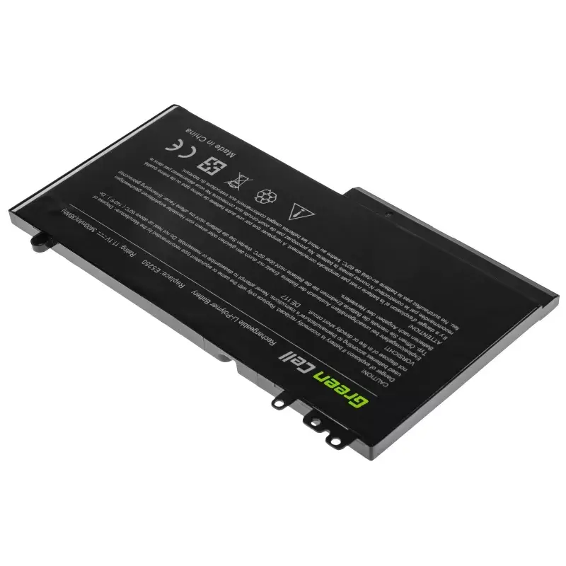 Baterija Green Cell DE117, skirta DELL Latitude 11 3150/3160, 12/ E5250/E5270, LiPo 11,1 V, 3400 mAh, 4 elementai, juoda