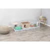 Narvas Trixie Indoor Run TX-62460 jūrų kiaulytėms / triušiams, metalinis, pilkas, 1400×700×350 mm