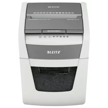 Popieriaus smulkintuvas LEITZ IQ Autofeed Small Office50 P4 – mikro pjūvis 4x28 mm, automatinis padavimas 50 lapų, 22 cm įėjimas, 20 L krepšelis