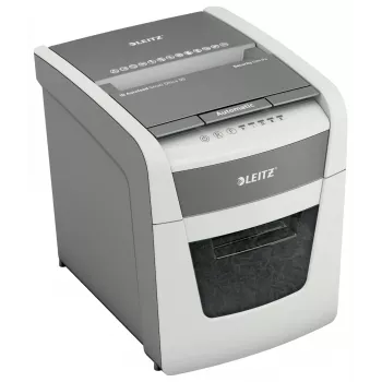 Popieriaus smulkintuvas LEITZ IQ Autofeed Small Office50 P4 – mikro pjūvis 4x28 mm, automatinis padavimas 50 lapų, 22 cm įėjimas, 20 L krepšelis