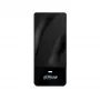 RFID skaitytuvas DAHUA ASR1200E — RS-485/Wiegand sąsaja, kompaktiškas 96×43×17 mm, juodas