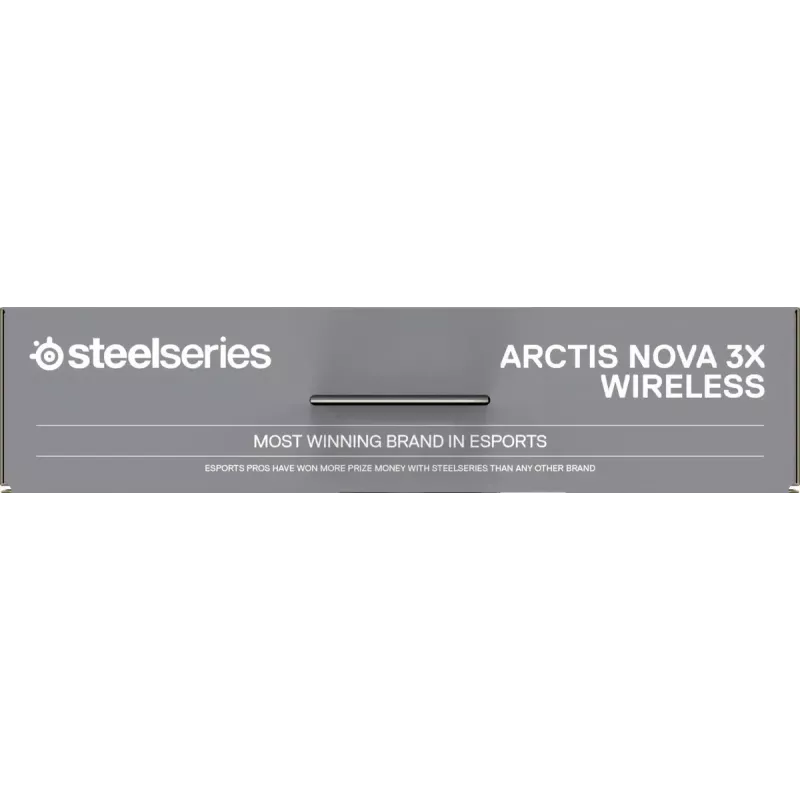 Ausinės STEELSERIES Arctis Nova 3X Wireless – belaidės, 40 h baterija, Bluetooth 5.3, 2.4 GHz, USB-C