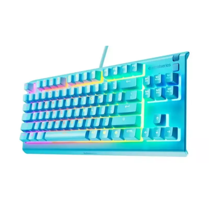 Klaviatūra STEELSERIES Apex 3 TKL US RGB apšvietimu, atspari vandeniui, be skaičių bloko