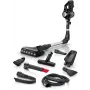 Belaidis stiebinis dulkių siurblys Bosch BCS711PET – 18 V, 40 min veikimo, 0,3 L, be maišelio, raudonas/juodas