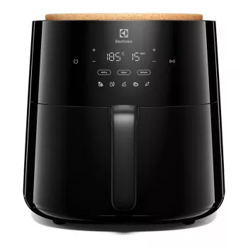 Karšto oro gruzdintuvė Electrolux EAF7B – 6,8 L, 1800 W, jutiklinis valdymas, 8 programos, iki 200°C, juoda