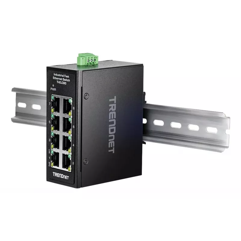 Nevaldomas jungiklis Trendnet TI-ELC80 8 prievadų Fast Ethernet 10/100