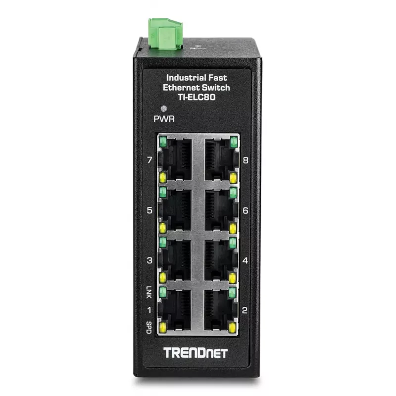 Nevaldomas jungiklis Trendnet TI-ELC80 8 prievadų Fast Ethernet 10/100