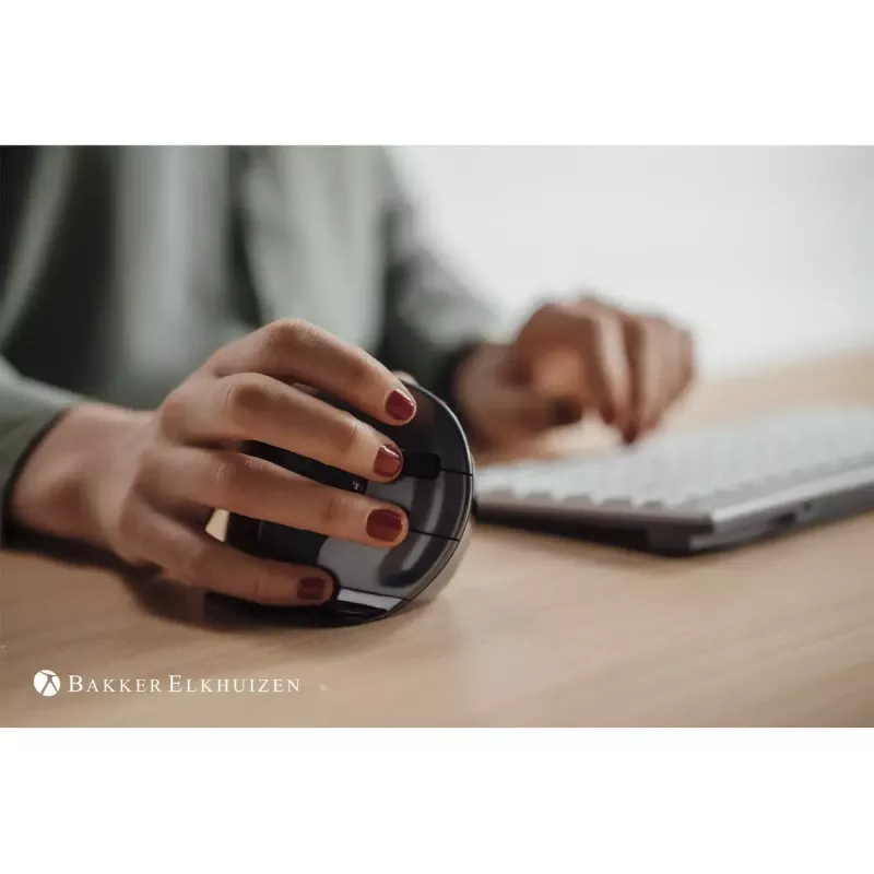 Belaidė vertikali pelė BakkerElkhuizen Evoluent D RF Wireless