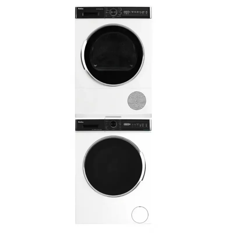 Džiovinimo mašina AMICA AD3S72LHB(E) 7 kg, laisvai pastatoma, priekinis pakrovimas, LED ekranas, elektroninis valdymas, balta