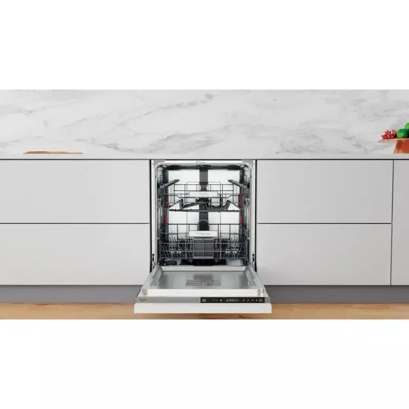 Įmontuojama indaplovė WHIRLPOOL WIP 4T133 PE S — 14 komplektų, 60 cm, 43 dB, energijos klasė D