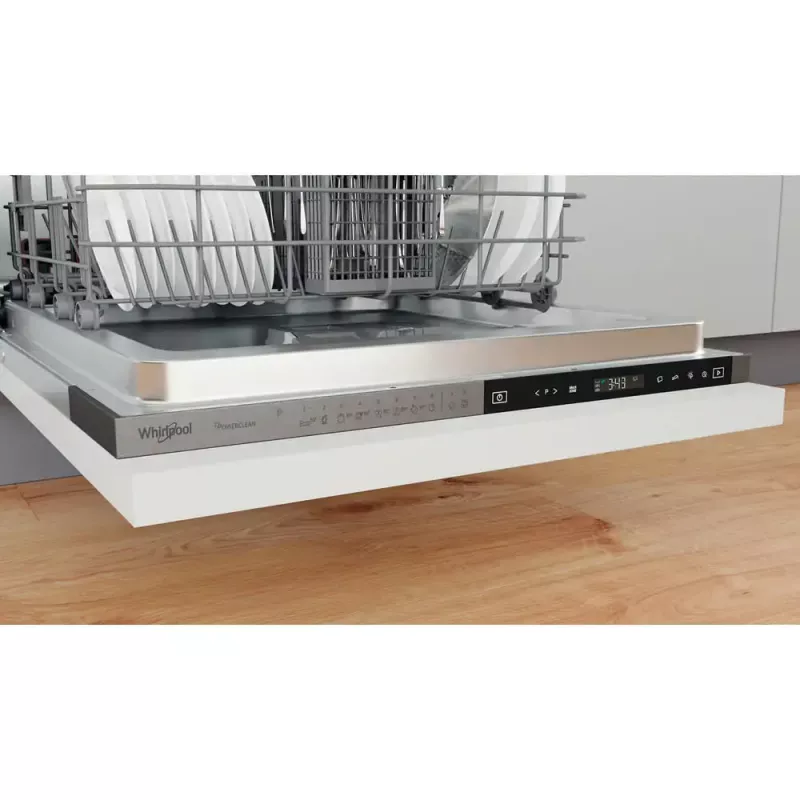 Įmontuojama indaplovė WHIRLPOOL WIP 4T133 PE S — 14 komplektų, 60 cm, 43 dB, energijos klasė D