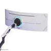 Neomounts DS70-256BL1 žaidimų monitoriaus ranka 24–57 colių ekranams, dujinė spyruoklė, Topfix, 30 kg talpa, VESA 75–200 mm