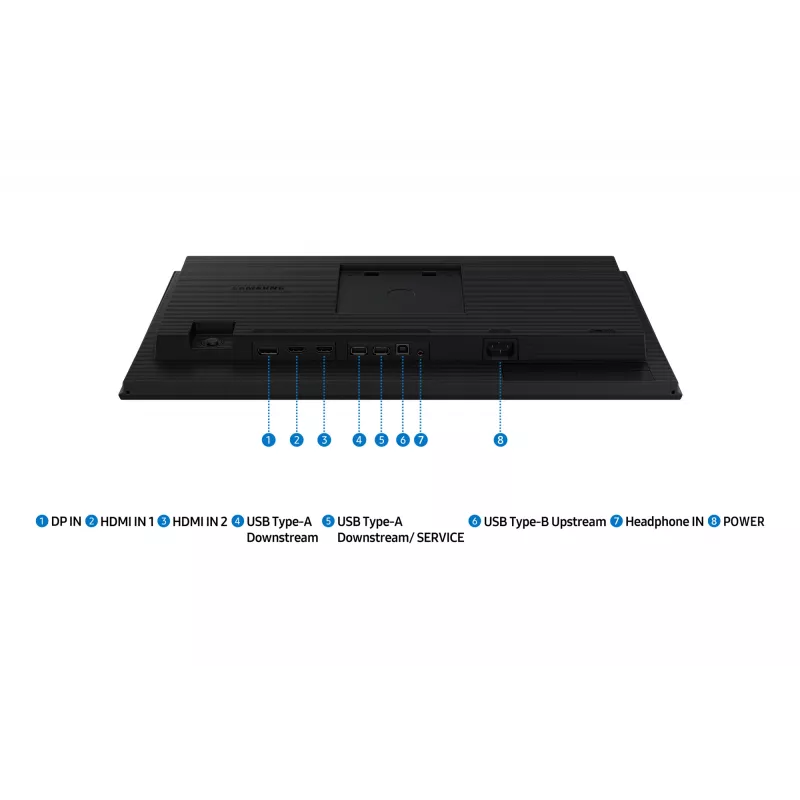 Monitorius Samsung S40GD 22 colių (55,9 cm) Full HD 1920x1080 LCD 5 ms 178° USB 2.0 VESA aukščio reguliavimas Juodas