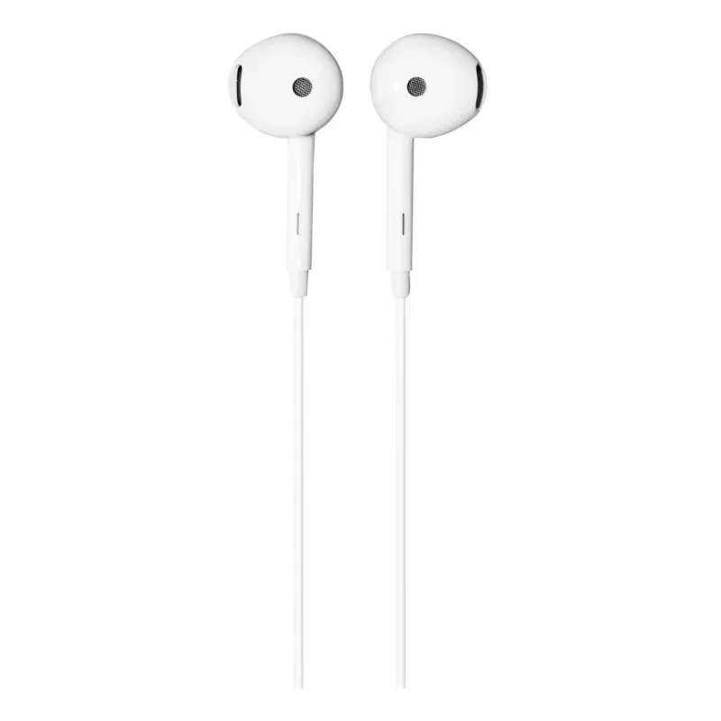 Hama Glow II laidinės ausinės su mikrofonu, balta