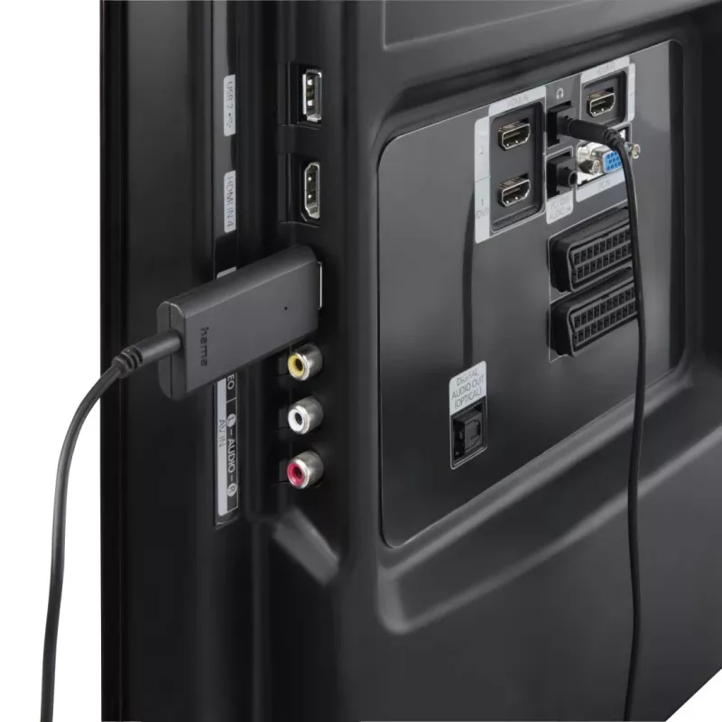 Ausinės Hama 00221847 laidinės ir belaidės Bluetooth juodos