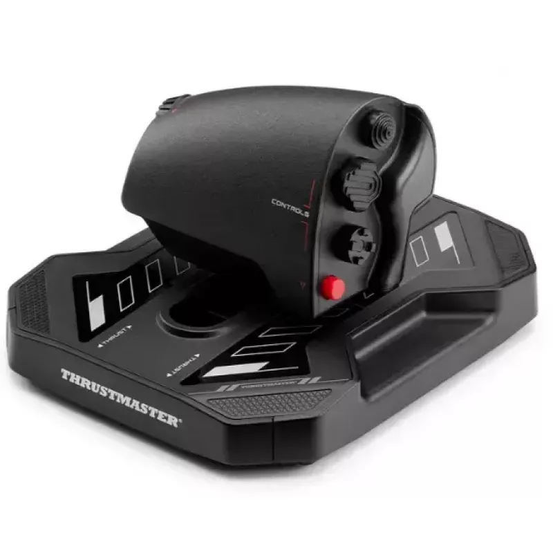 Thrustmaster Sol-R 4 HOTAS juodas USB vairasvirtė + variklio valdymo svirtis Analoginis / Skaitmeninis PC