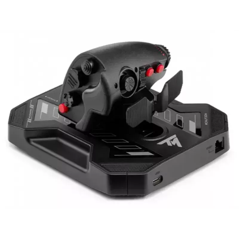 Thrustmaster Sol-R 4 HOTAS juodas USB vairasvirtė + variklio valdymo svirtis Analoginis / Skaitmeninis PC