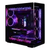 Korpusas ZALMAN P60 BLACK Midi Tower – ATX/Mini-ITX, grūdintas stiklas, 3x120mm šone + 2x120mm gale, 290×475×478 mm