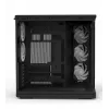 Korpusas ZALMAN P60 BLACK Midi Tower – ATX/Mini-ITX, grūdintas stiklas, 3x120mm šone + 2x120mm gale, 290×475×478 mm