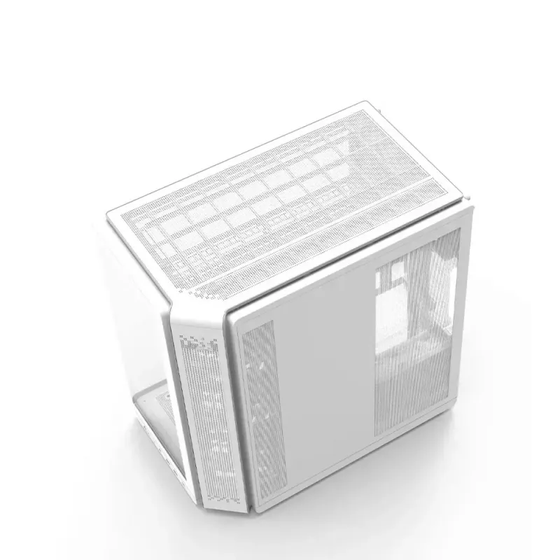 Korpusas ZALMAN P60 Mid-Tower su 5x ARGB ventiliatoriais, baltas