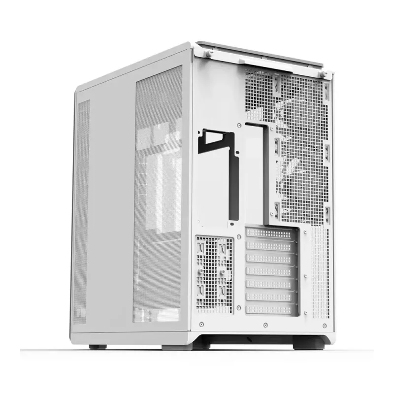 Korpusas ZALMAN P60 Mid-Tower su 5x ARGB ventiliatoriais, baltas