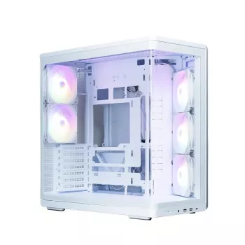 Korpusas ZALMAN P60 Mid-Tower su 5x ARGB ventiliatoriais, baltas