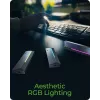 ICY BOX M.2 SATA/NVMe SSD korpusas su USB 3.2 Gen 2 Type-C ir RGB apšvietimu