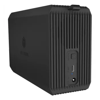 ICY BOX IB-RD3720-CU3 Išorinis HDD/SSD dėklas Juodas 2.5/3.5 colio