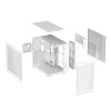 Korpusas ASUS A32 PLUS/WT/TG/ARGB Mid Tower, baltas, ATX, grūdintas stiklas, ARGB, USB-C, palaiko iki 420 mm GPU