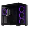 ASUS A32 PLUS ATX korpusas, juodas – grūdintas stiklas, RGB ventiliatoriai, USB-C