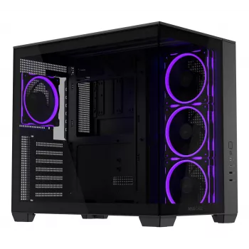 ASUS A32 PLUS TG ARGB PC korpusas, juodas, ATX/micro ATX/Mini-ITX