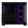 ASUS A32 PLUS ATX korpusas, juodas – grūdintas stiklas, RGB ventiliatoriai, USB-C