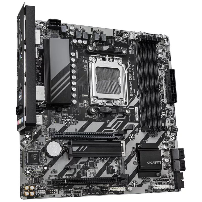 Motininė plokštė GIGABYTE B840M DS3H WIFI6, AMD B840, Socket AM5, Micro ATX