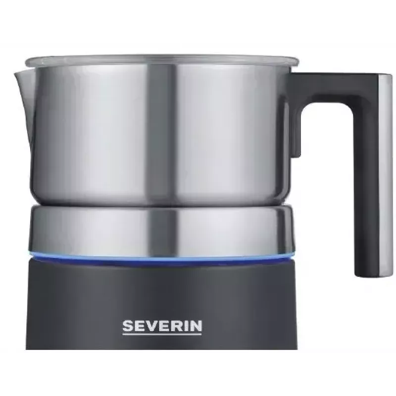 Automatinis pieno putotojas Severin Spuma 700 Plus juodas nerūdijantis plienas SM 3587