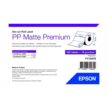 Epson 7113410 balti lipnūs etikečių ritiniai 10,2x5,1 cm