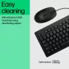 Pelių ir klaviatūros rinkinys HP 225 Wired Mouse and Keyboard Combo G2 USB