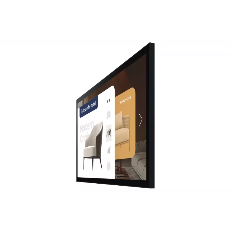 Samsung QM32C-T Skaitmeninis informacinis ekranas 81,3 cm (32 col.) LCD Wi-Fi 400 cd/m² Full HD Juodas Liečiamasis ekranas Tizen 7.0 16/7