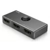 HAMA 8K HDMI dvipusis jungiklis — 1 įėjimas 2 išėjimai / 2 įėjimai 1 išėjimas, modelis 00205324