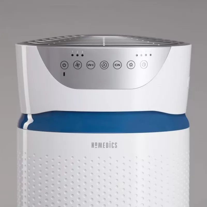 HoMedics TotalClean 5-in-1 UV Large 75 W Baltas oro valytuvas