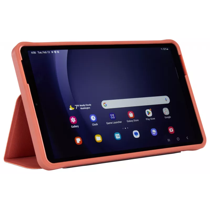Case Logic SnapView CSGE2196 Sienna Red dėklas Samsung Galaxy Tab A9 8.7 colio (22,1 cm), 200 g