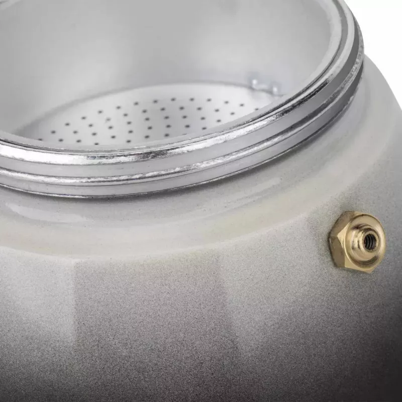 Jata HCAF2406 kavos virimo puodas (Moka) 0,3 L, rankinis, juodas/baltas, 100,5 mm