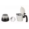 Jata HCAF2406 kavos virimo puodas (Moka) 0,3 L, rankinis, juodas/baltas, 100,5 mm